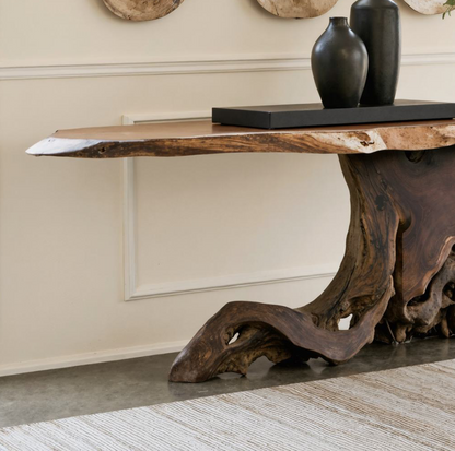 Wodaho Cantilevered Console Table – Unique Modern Décor Accent