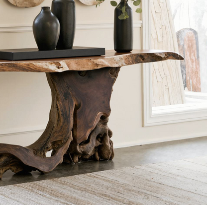 Wodaho Cantilevered Console Table – Unique Modern Décor Accent