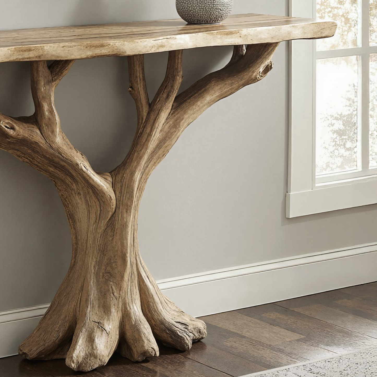 Wodaho Handcrafted Rustic Console Table – Perfect for Entryway Décor