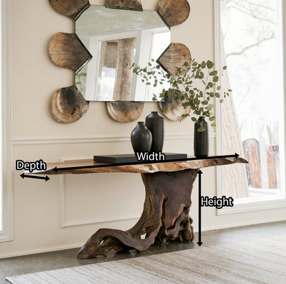 Wodaho Cantilevered Console Table – Unique Modern Décor Accent