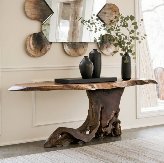 Wodaho Cantilevered Console Table – Unique Modern Décor Accent